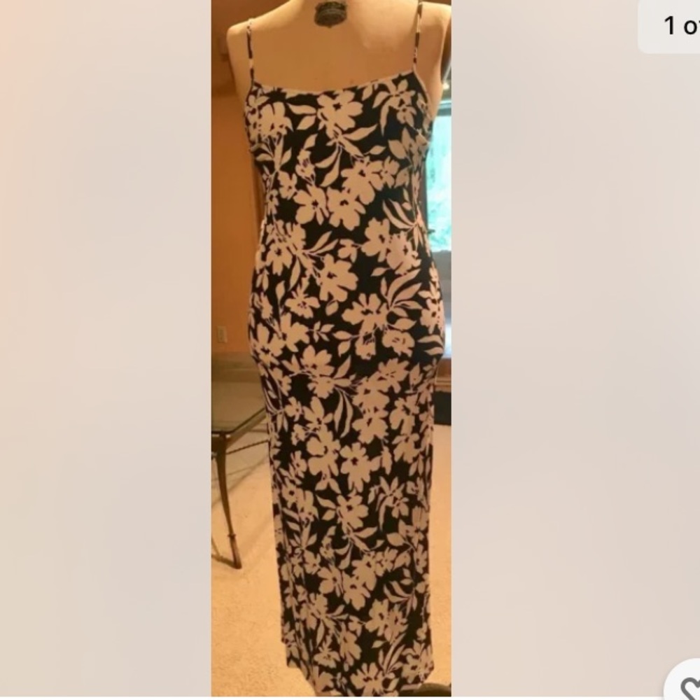 Michael Kors Floral Maxi Slip Dress